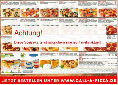 Speisekarte von CallaPizza Seite 05