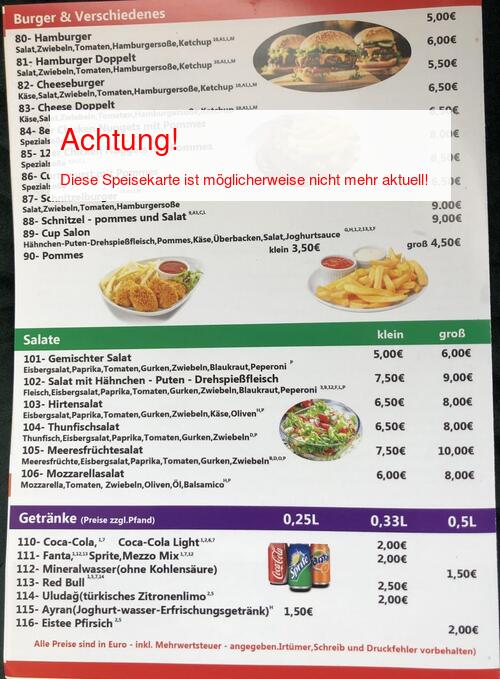 Speisekarte von Besto Seite 04