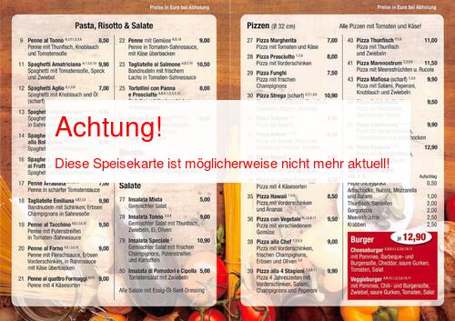 Speisekarte von Pizzeria Da Semi Seite 02