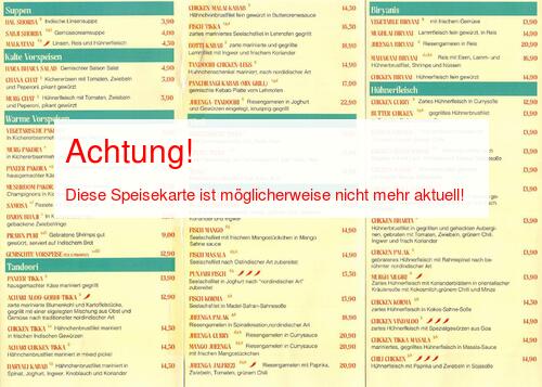 Speisekarte von Curry Bites Seite 02