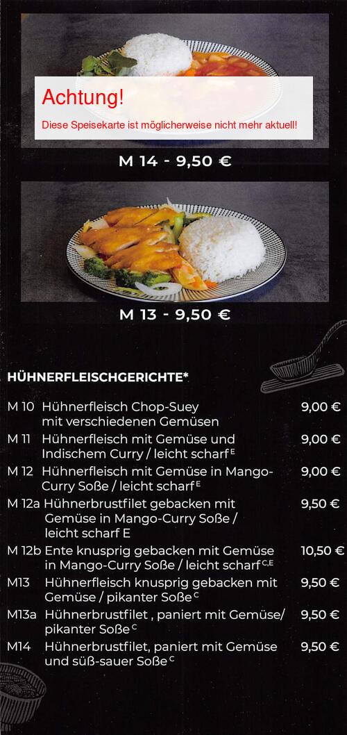 Speisekarte von Hadaco Seite 03